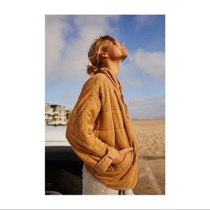 Free People Dolman Quilted Knit Jacket